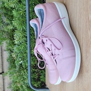 Traq By Alegria Blush Pink Leather Comfort Sneakers Casual Walking Shoes Size 40